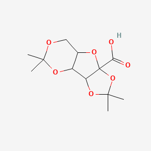 molecular formula C12H18O7 B7769987 (-)-Diacetone-2-keto-L-gulonic acid monohydrate 