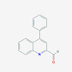 molecular formula C16H11NO B7770016 4-Phenylquinoline-2-carbaldehyde CAS No. 33273-99-3