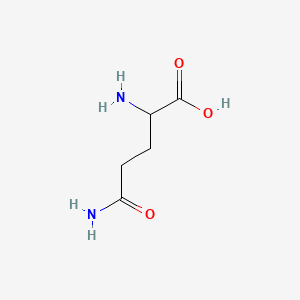 molecular formula C5H10N2O3 B7770028 DL-Glutamine CAS No. 585-21-7