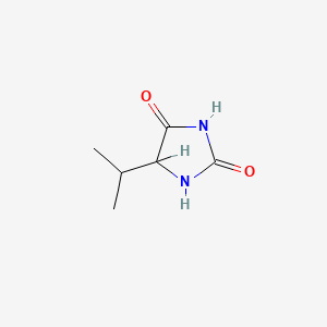 molecular formula C6H10N2O2 B7770102 5-Isopropylimidazolidine-2,4-dione CAS No. 67337-70-6