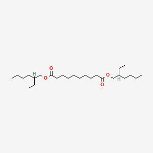 molecular formula C26H50O4<br>C26H50O4<br>CH3(CH2)3CH(C2H5)CH2OOC(CH2)8COOCH2CH(C2H5)(CH2)3CH3 B7770108 Bis(2-ethylhexyl) sebacate CAS No. 29590-28-1