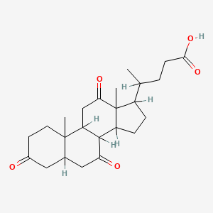 molecular formula C24H34O5 B7770183 3,7,12-Trioxocholan-24-oic acid CAS No. 7276-59-7