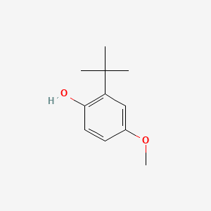 molecular formula C11H16O2 B7770239 2-tert-Butyl-4-methoxyphenol CAS No. 921-00-6