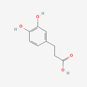 molecular formula C9H10O4 B7770245 3-(3,4-Dihydroxyphenyl)propionic acid CAS No. 71693-95-3