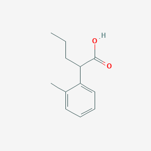 molecular formula C12H16O2 B7770248 2-(2-Methylphenyl)pentanoic acid CAS No. 83027-70-7