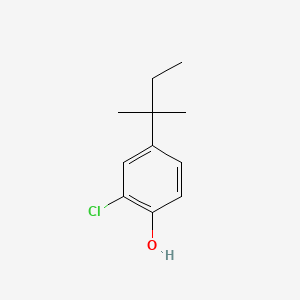 molecular formula C11H15ClO B7770314 2-Chloro-4-(tert-pentyl)phenol CAS No. 73090-69-4