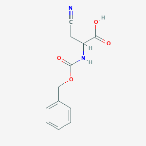 2-{[(Benzyloxy)carbonyl]amino}-3-cyanopropanoic acid