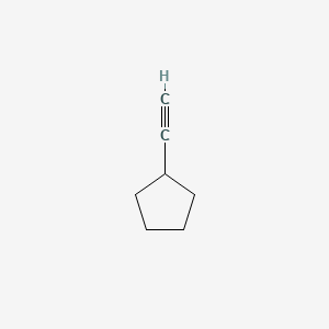 molecular formula C7H10 B7770645 Cyclopentylacetylene CAS No. 54140-30-6