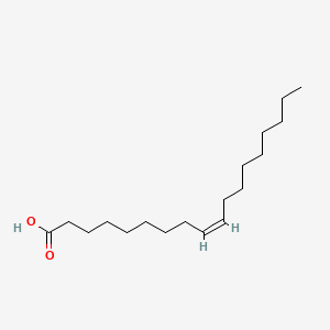 molecular formula C18H34O2<br>C18H34O2<br>C8H17CH=CH(CH2)7COOH B7770661 Oleic Acid CAS No. 99148-48-8