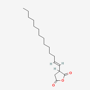 molecular formula C18H30O3 B7770740 十四碳烯基琥珀酸酐 CAS No. 76386-10-2