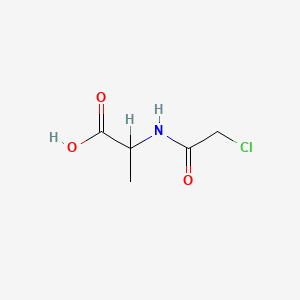 molecular formula C5H8ClNO3 B7770761 2-(2-Chloroacetamido)propanoic acid CAS No. 67206-15-9