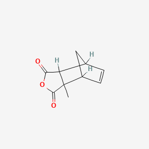 molecular formula C10H10O3 B7770986 2-Methyl-5-norbornene-2,3-dicarboxylic anhydride CAS No. 31307-24-1