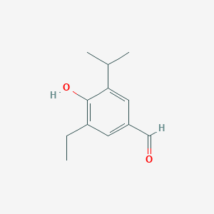 B077710 3-Ethyl-4-hydroxy-5-isopropylbenzaldehyde CAS No. 10507-86-5