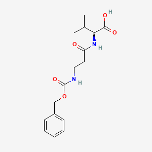 molecular formula C16H22N2O5 B7771168 Z-Beta-Ala-Val-Oh 