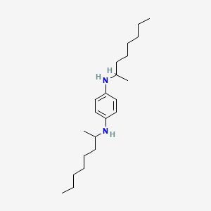 molecular formula C22H40N2 B7771192 N,N'-双(1-甲基庚基)-对苯二胺 CAS No. 28633-36-5