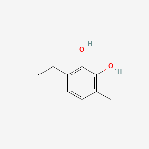 molecular formula C10H14O2 B7771203 3-Isopropyl-6-methylpyrocatechol CAS No. 490-06-2