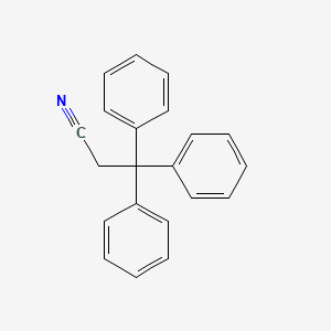 molecular formula C21H17N B7771213 3,3,3-Triphenylpropanenitrile CAS No. 64063-91-8