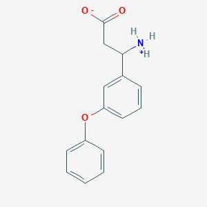 molecular formula C15H15NO3 B7771284 beta-Amino-3-phenoxy-benzenepropanoic acid 