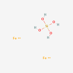 molecular formula Fe2SiO4<br>Fe2O4Si B077713 铁橄榄石 (Fe2(SiO4)) CAS No. 13918-37-1