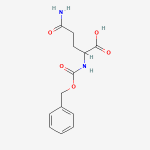molecular formula C13H16N2O5 B7771341 N~2~-[(benzyloxy)carbonyl]glutamine 