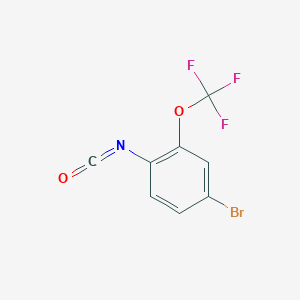 molecular formula C8H3BrF3NO2 B7771387 4-Bromo-2-(trifluoromethoxy)phenylisocyanate 