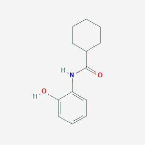 molecular formula C13H17NO2 B7771506 N-(2-hydroxyphenyl)cyclohexanecarboxamide 