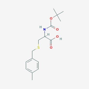 molecular formula C16H23NO4S B7771562 2-[(Tert-butoxycarbonyl)amino]-3-[(4-methylbenzyl)thio]propanoic acid 