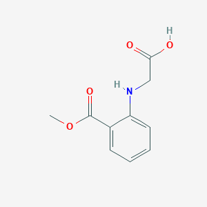 molecular formula C10H11NO4 B7771585 [2-(Methoxycarbonyl)anilino]acetic acid 