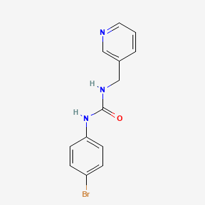 molecular formula C13H12BrN3O B7771632 1-(4-Bromophenyl)-3-(pyridin-3-ylmethyl)urea 