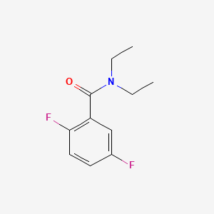 molecular formula C11H13F2NO B7771680 N,N-二乙基-2,5-二氟苯甲酰胺 CAS No. 131401-55-3