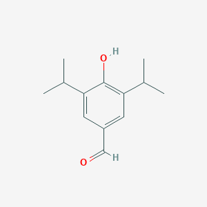 molecular formula C13H18O2 B077717 4-羟基-3,5-双(异丙基)苯甲醛 CAS No. 10537-86-7