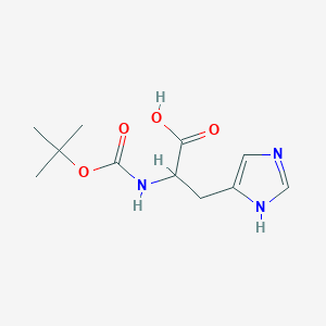 2-[(tert-butoxycarbonyl)amino]-3-(1H-imidazol-4-yl)propanoic acid