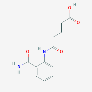 molecular formula C12H14N2O4 B7771797 2'-Carbamoylglutaranilic acid 