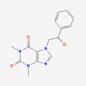 1,3-Dimethyl-7-phenacylpurine-2,6-dione