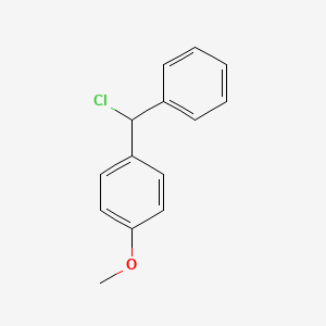 molecular formula C14H13ClO B7771832 (p-Methoxyphenyl)phenylmethyl chloride 