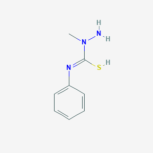 N-amino-N-methyl-N'-phenylcarbamimidothioic acid