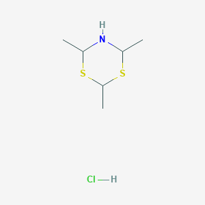 molecular formula C6H14ClNS2 B7771849 Thialdin hydrochloride CAS No. 5340-02-3
