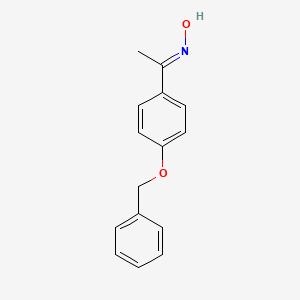 molecular formula C15H15NO2 B7771850 (1E)-1-[4-(benzyloxy)phenyl]ethanone oxime 