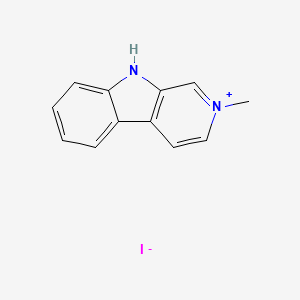 molecular formula C12H11IN2 B7771858 2-Methylnorharmane iodide 