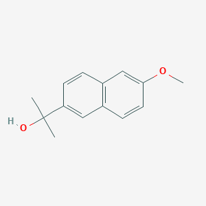 molecular formula C14H16O2 B7772123 2-(6-Methoxynaphthalen-2-yl)propan-2-ol CAS No. 34352-83-5