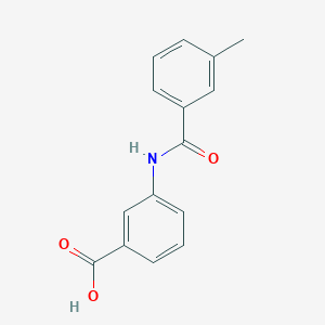 molecular formula C15H13NO3 B7772183 3-[(3-methylbenzoyl)amino]benzoic Acid 