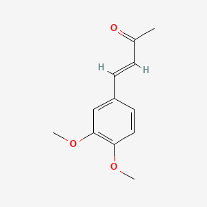 molecular formula C12H14O3 B7772192 4-(3,4-Dimethoxyphenyl)-3-buten-2-one CAS No. 60234-90-4