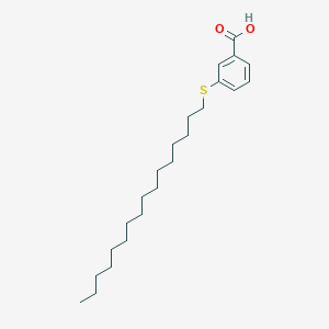 molecular formula C23H38O2S B7772203 3-(Hexadecylthio)benzoic acid 