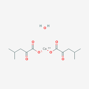 molecular formula C12H20CaO7 B7772209 CalciuM 4-Methyl-2-oxovalerate Hydrate 