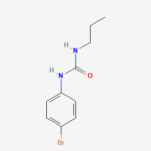 molecular formula C10H13BrN2O B7772214 1-(4-Bromophenyl)-3-propylurea CAS No. 13208-61-2