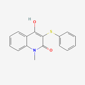 4-hydroxy-1-methyl-3-(phenylsulfanyl)-2(1H)-quinolinone