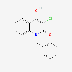1-benzyl-3-chloro-4-hydroxy-2(1H)-quinolinone