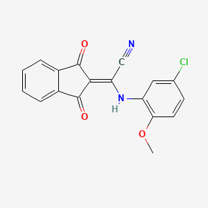 molecular formula C18H11ClN2O3 B7772227 CID 711048 