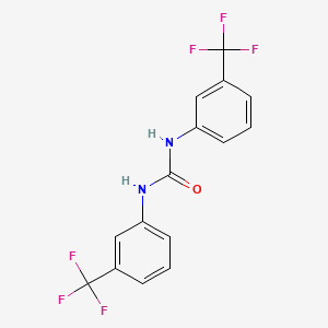 molecular formula C15H10F6N2O B7772235 N,N'-Di-(m-trifluoromethylphenyl)urea CAS No. 403-96-3