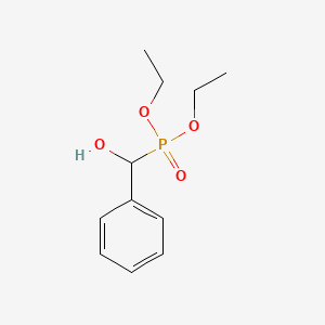 molecular formula C11H17O4P B7772251 二乙基羟基（苯基）甲基膦酸酯 CAS No. 20176-43-6